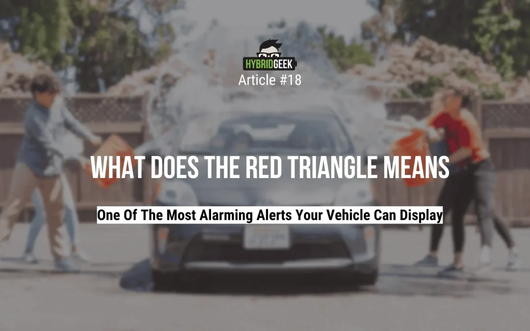 prius red triangle